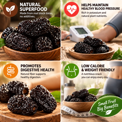 Premium Black Dates Packed with Natural Fiber for Better Digestion and Daily Balance-ZP2