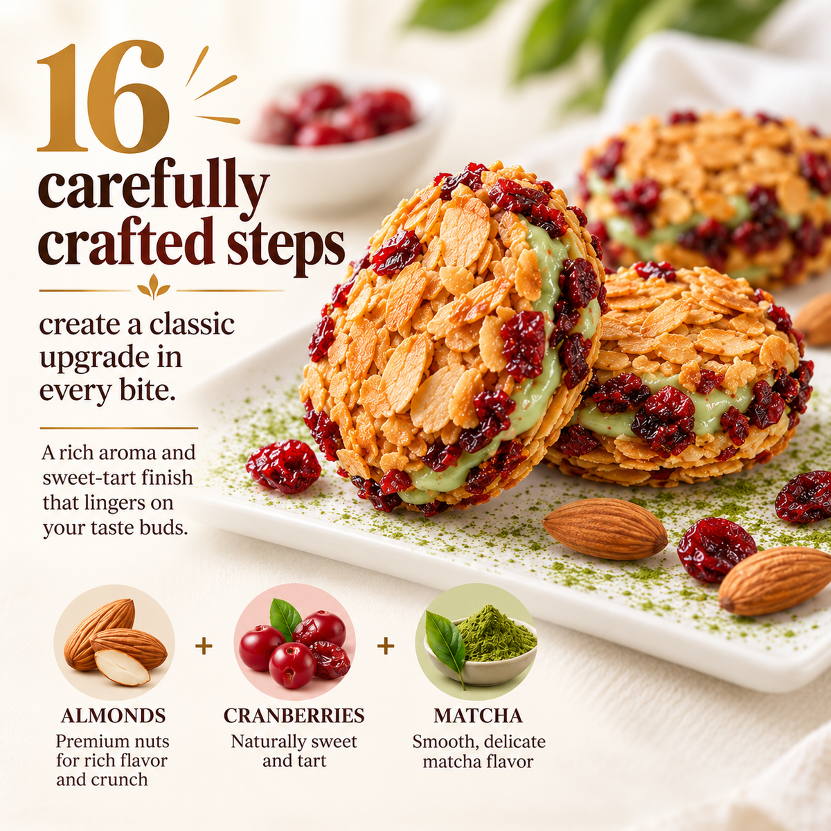 The Perfect Balance Of Crunchy Almonds & Creamy Filling-ZP