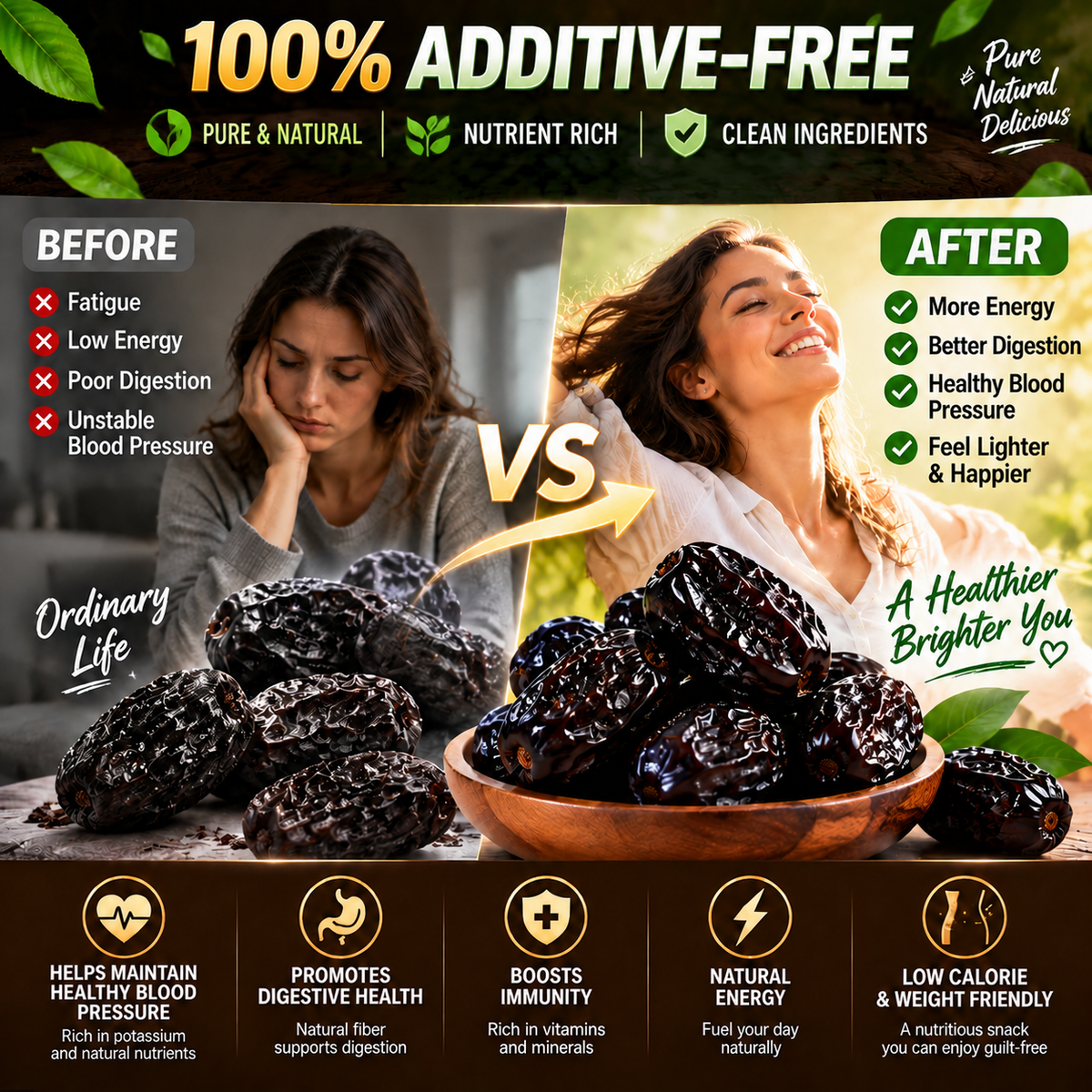 Premium Black Dates Packed with Natural Fiber for Better Digestion and Daily Balance-ZP2